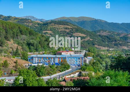 Vista panoramica della città armena Dilijan Foto Stock