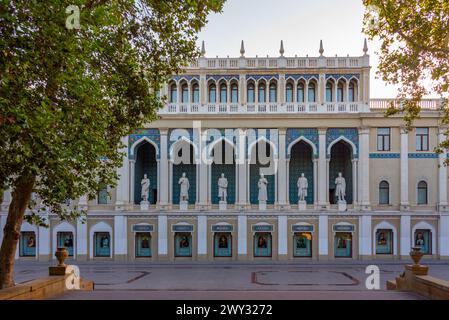 Nizami Museo di letteratura azerbaigiana a Baku Foto Stock