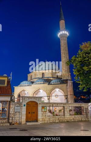 Moschea Bascarsija a Sarajevo, Bosnia ed Erzegovina Foto Stock