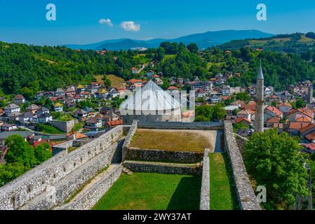 Fortezza di Travnik in Bosnia ed Erzegovina Foto Stock