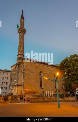 Moschea Fethija a Bihac, Bosnia ed Erzegovina Foto Stock