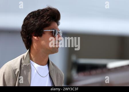 Suzuka, Giappone. 4 aprile 2024. Lance Stroll (CDN) squadra di F1 Aston Martin. 04.04.2024. Formula 1 World Championship, Rd 4, Japanese Grand Prix, Suzuka, Giappone, giornata di preparazione. Il credito fotografico dovrebbe essere: XPB/Alamy Live News. Foto Stock