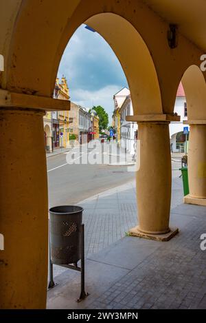 Nel centro della città croata di Vukovar Foto Stock