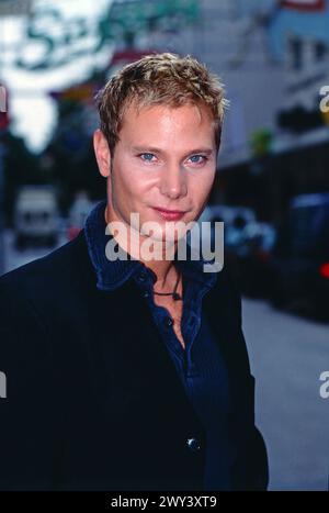 Fabian Harloff, deutscher Schauspieler, Hörspiel- und Synchronsprecher und Musiker, Ritratto, 1999. Foto Stock