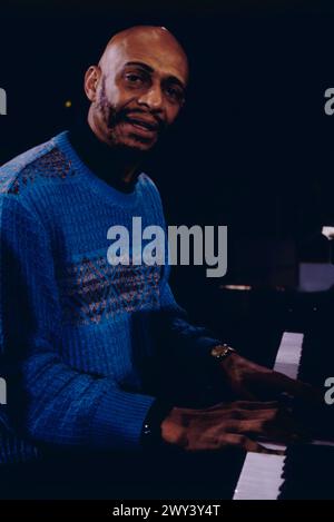 Jazz Fest Berlin, Philharmonie, 1986, Auftritt von Don Cherry - Jabbo Smith Collaboration, mit Modern Jazz pianista Kirk Lightsey. Foto Stock