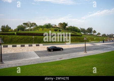 Al Hikma Courtyard, villaggio culturale katara Doha Foto Stock