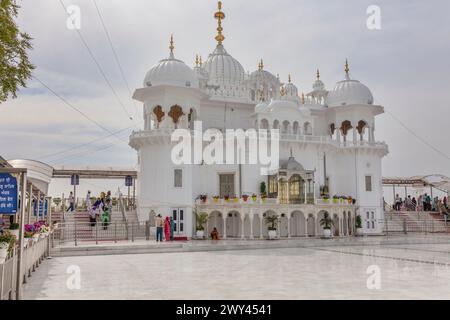 Gurudwara Takht Sri Kesgarh Sahib, Anandpur Sahib, Punjab, India Foto Stock