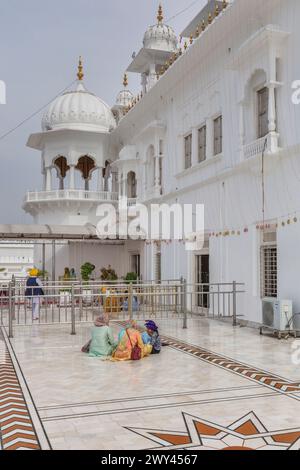 Gurudwara Takht Sri Kesgarh Sahib, Anandpur Sahib, Punjab, India Foto Stock