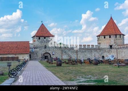 Fortezza di Tighina nella città moldava di Bender Foto Stock