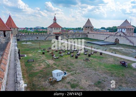 Fortezza di Tighina nella città moldava di Bender Foto Stock