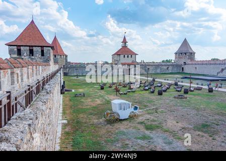 Fortezza di Tighina nella città moldava di Bender Foto Stock