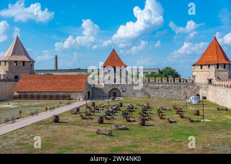 Fortezza di Tighina nella città moldava di Bender Foto Stock