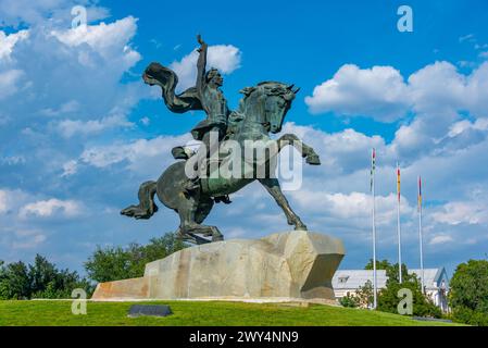 Monumento di Suvorov nella città moldava di Tiraspol Foto Stock