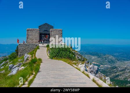 Mausoleo di Njegos al Parco Nazionale di Lovcen in Montenegro Foto Stock