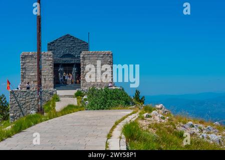 Mausoleo di Njegos al Parco Nazionale di Lovcen in Montenegro Foto Stock