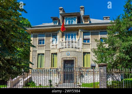 Ex ambasciata francese a Cetinje, Montenegro Foto Stock