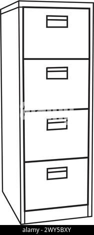 Modello di designazione vettoriale icona armadio Illustrazione Vettoriale