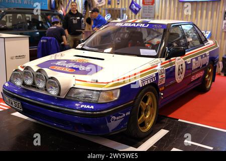 Essen Weltmesse fuer Oldtimer und Classic- & Prestige-Automobile, Motorsport, Motorraeder, Ersatzteile, Restaurierung, techno-classica Essen, 3. 7. Aprile 2024 Subaru Imorezza Replika von Colin McRae Weltmesse fuer Oldtimer und Classic- & Prestige-Automobile, Motorsport, Motorraeder, Ersatzteile, Restaurierung, techno-classica Essen, 3. 7. Aprile 2024 *** Fiera mondiale di Essen per le automobili Oldtimer e Classic Prestige, Motorsports, motociclette, ricambi, restauro, Techno classica Essen, 3 7 aprile 2024 Subaru Imorezza Replica di Colin McRae Fiera Mondiale per Oldtimer e Classic Prestige Autom Foto Stock