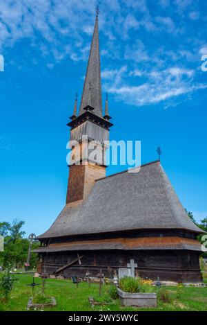 La Fortezza di Deva e la campagna circostante in Romania Foto Stock