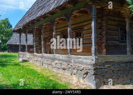 Museo del villaggio di Maramures a Sighetu Marmatiei in Romania Foto Stock