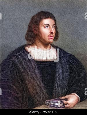 Giovanni Boccaccio geb. 16. Juni 1313 a Certaldo oder Florenz, gest. 21. Dezember 1375 in Certaldo War ein italienischer Schriftsteller, Dichter und Foto Stock