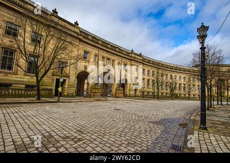 Le Mans Crescent, Bolton, Lancashire Foto Stock