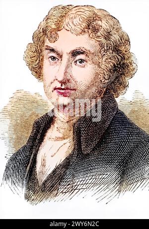 Thomas Jefferson geb. 13. Aprile 1743 a Shadwell bei Charlottesville, Colonia della Virginia, Gest. 4) Juli 1826 auf Monticello bei Charlottesville, Virgi Foto Stock