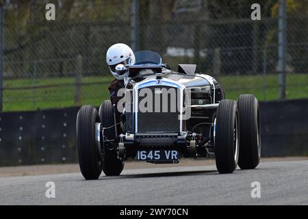 Anthony Seber, Wolseley Hornet Special, Triple M Racing, quindici minuti di corsa per motori ohc prebellici; MG Midget, MG Magna e MG Magnette Foto Stock