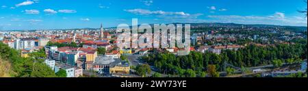 Vista panoramica della città rumena Cluj-Napoca Foto Stock