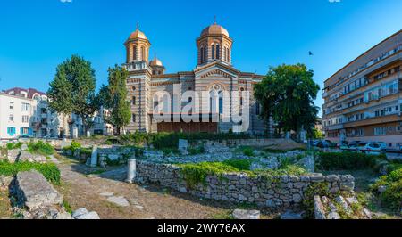 Cattedrale dei Santi Pietro e Paolo a Costanza, Romania Foto Stock