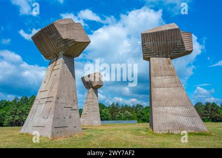 Parco commemorativo di Bubanj nella città Sebriana di Nis Foto Stock