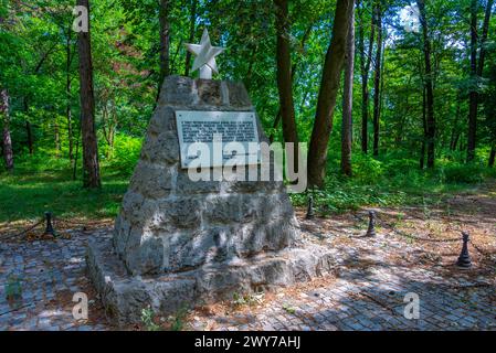 Parco commemorativo di Bubanj nella città Sebriana di Nis Foto Stock