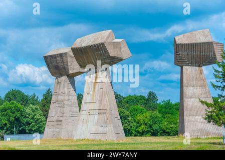 Parco commemorativo di Bubanj nella città Sebriana di Nis Foto Stock