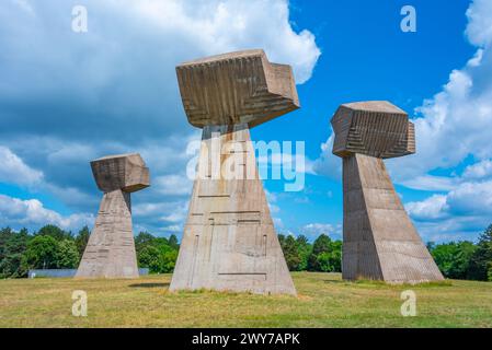 Parco commemorativo di Bubanj nella città Sebriana di Nis Foto Stock