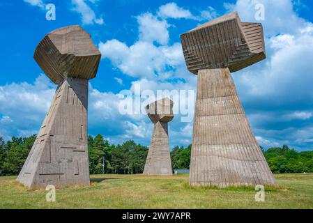 Parco commemorativo di Bubanj nella città Sebriana di Nis Foto Stock