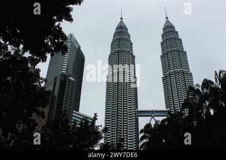 Kuala Lumpur, Malesia - 22 maggio 2023: Un grattacielo di fama mondiale a Kuala Lumpur. Foto Stock