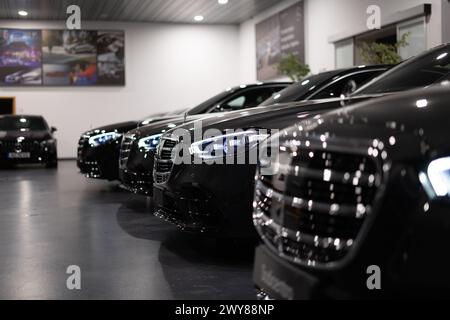 La Mercedes Benz più lussuosa, incontra Mercedes Benz Classe S. Foto Stock