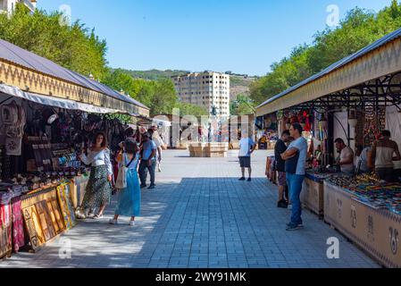 Erevan, Armenia, 4 settembre 2023: Vernissage open-air market a Erevan, Armenia Foto Stock