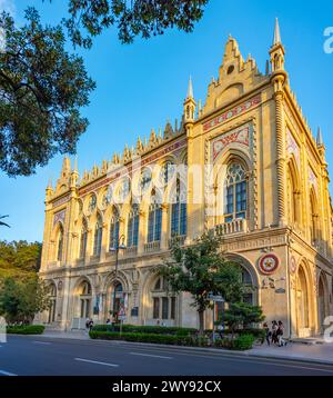 Baku, Azerbaigian, 16 settembre 2023: Palazzo Ismailiyya a Baku, Azerbaigian Foto Stock