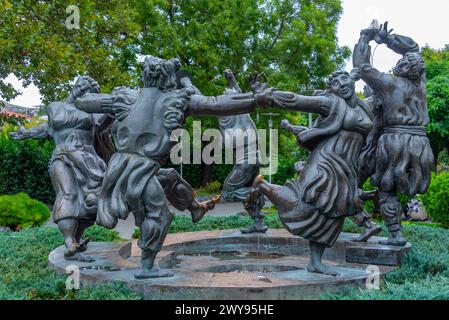 Tbilisi, Georgia, 12 settembre 2023: Statua di Berikaoba nella capitale georgiana Tbilisi Foto Stock