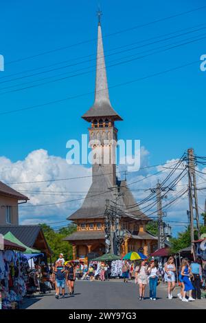 Sapanta, Romania, 11 agosto 2023: Chiesa greco-cattolica a Sapanta, Romania Foto Stock