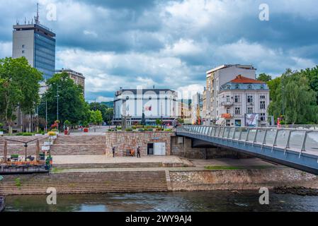 NIS, Serbia, 27 luglio 2023: Piazza Re Milano a Nis, Serbia Foto Stock