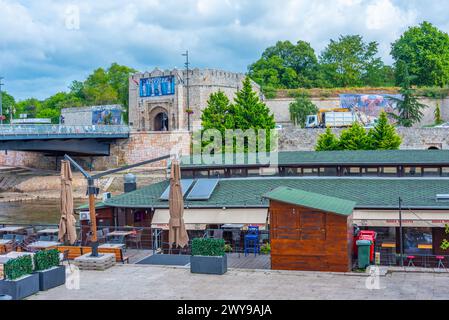 NIS, Serbia, 27 luglio 2023: Veduta della fortezza di Nis in serbo Foto Stock