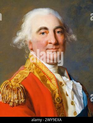 William Petty, II conte di Shelburne (1737-1805), politico Whig anglo-irlandese e primo ministro della Gran Bretagna 1782-1783, ritratto a olio su tela di Jean-Laurent Mosnier, 1791 Foto Stock