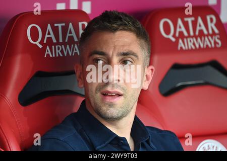 Jetzt ist es offiziell. FC Bayern trennt sich von Marco Neppe. ARCHIVFOTO Marco NEPPE Technischer Direktor FCB. Einzelbild,angeschnittenes Einzelmotiv,Ritratto,Ritratto,Portra T. Fussball 1. Bundesliga Saison 2022/2023, 4.Spieltag, Spieltag04, FC Bayern Muenchen - Borussia Moenchengladbach 1-1 am 27.08.2022, a L L i A N Z A R e N A. *** ora il suo FC Bayern ufficiale si separa dalla FOTO D'ARCHIVIO Marco Neppe Marco NEPPE Direttore tecnico FCB immagine singola,ritaglio singolo motivo,ritratto,Portra t Football 1 Bundesliga stagione 2022 2023, 4 Matchday, Matchday04, FC Bayern Muenchen Borussia Foto Stock