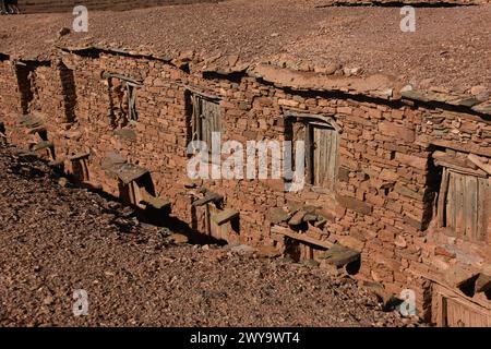 Granaio berbero, Agadir Tashelhit, sotto forma di fortezza, montagne anti-Atlante, Marocco, Nord Africa, Africa Copyright: MichaelxSzafarczyk 1235-12 Foto Stock