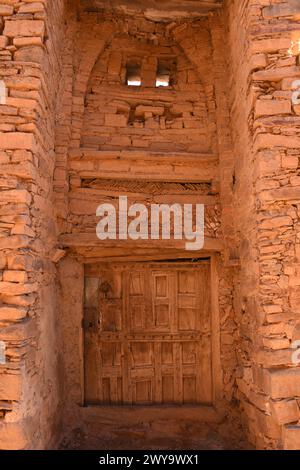 Granaio berbero, Agadir Tashelhit, sotto forma di fortezza, montagne anti-Atlante, Marocco, Nord Africa, Africa Copyright: MichaelxSzafarczyk 1235-12 Foto Stock