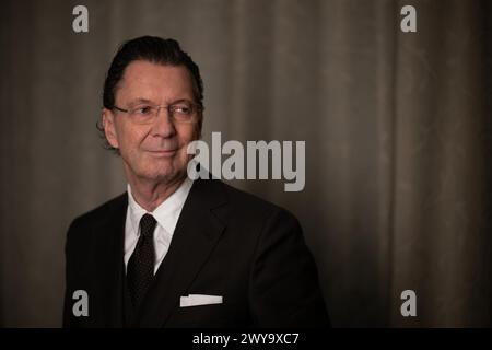 Berlino, Germania. 20 marzo 2024. L'autore Martin Suter a un appuntamento con il dpa. Crediti: Sebastian Gollnow/dpa/Alamy Live News Foto Stock