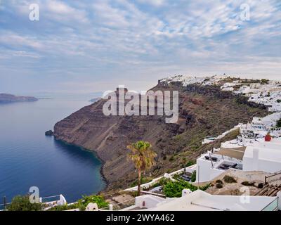 Vista verso Imerovigli, Santorini Thira Island, Cicladi, isole greche, Grecia, Europa Copyright: KarolxKozlowski 1245-3516 Foto Stock