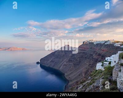 Vista verso Imerovigli, Santorini Thira Island, Cicladi, isole greche, Grecia, Europa Copyright: KarolxKozlowski 1245-3525 Foto Stock